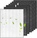 7 Pack 3000 Replacement Filters Compatible with 3000,3000M,3000 Pro Air Purifier, 1 Filter, 2 Activated Carbn & 4 Extra Carbn Pre-filters，7 Pack (1+2+4)