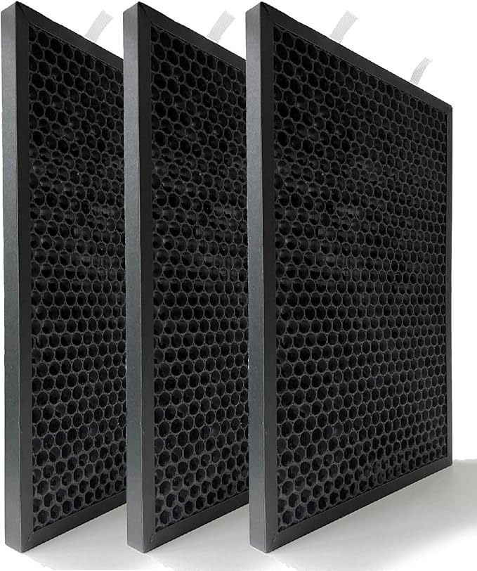 Nispira Activated Carbon Pre Filter Replacement, 3 Pack, Compatible with Bissell Air220, Air320, 2609a, 2768a Air Purifiers