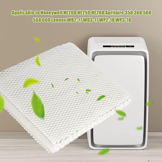 HIFROM 5Pack Replacement Humidifier Wick Filters Compatible with Aprilaire 35 350 360 560 568 600 Honeywell HE200 HE250 HE260 Lennox WB2-17 WB3-17 WP2-18 Humidifier HC26P P110-3545