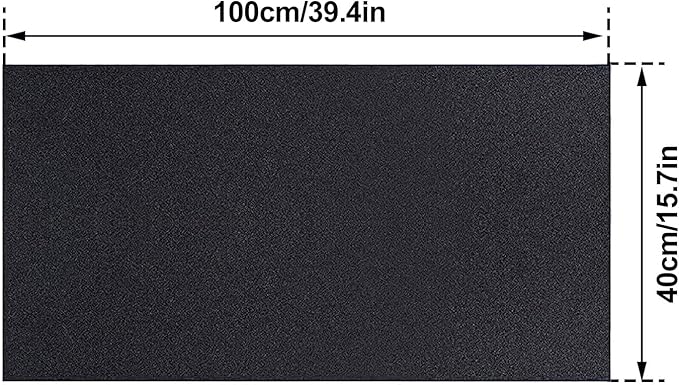 HIFROM Cut To Fit Rv Ac Filter Replacement,Rv Air Conditioner Filter,Rv Ac Air Filter 39.4 × 15.7 × 0.5 Inch,Foam Air Filter Black
