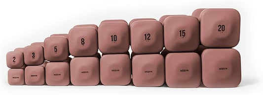 SafeGrip Dumbbells, Anti-Slip, Anti-Roll, Thick Handles, Free Weights, Square Dumbbells for Secure Workouts at Home, Weightlifting, and Personal Training-FlexoryFit