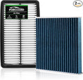 Cabin & Engine Air Filter Fit for Acura TLX 2021-2025 2026 L4 2.0L, Honda Odyssey V6 3.5L 2018-2025 2026 Activated Carbon Cabin Filter Replacement CF11182 CA12061 Car Accessories