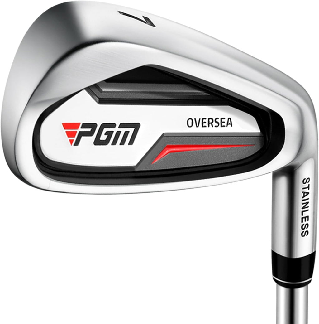PGM Men's Oversea 9/12 Pieces Complete Golf Club Set with High-Strength Thin Face Design 460cc Driver High Forgiveness Ideal for Beginners