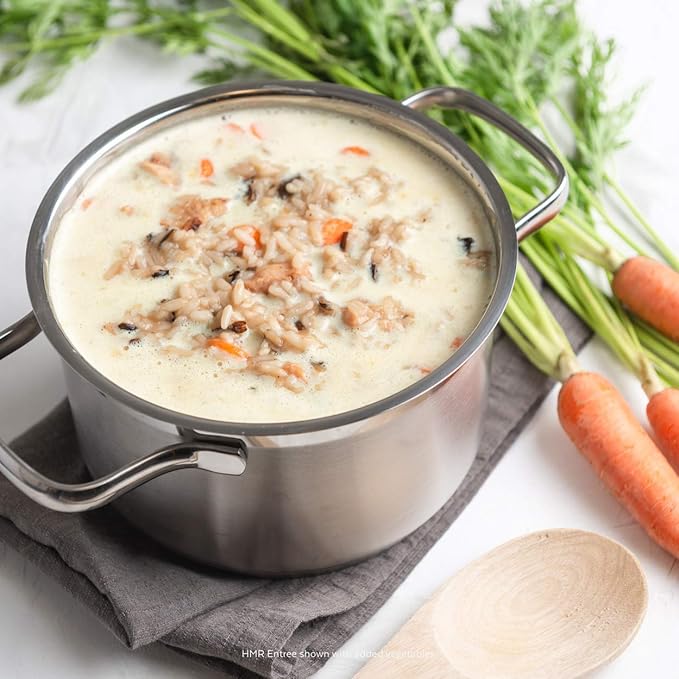 HMR Creamy Chicken Soup Mix | Instant Lunch or Dinner to Support Weight Management | Easy to Make | 15 grams of Protein | Low Calorie Food | Triple Pack, 7 Single Serve Packets per Box-FlexoryFit