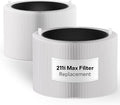Leemone 2 Pack Blue Pure 211i Max Filter Replacement Compatible with Blueair Blue Pure 211i Max Air Purifier, Compare to Part #F2MAX