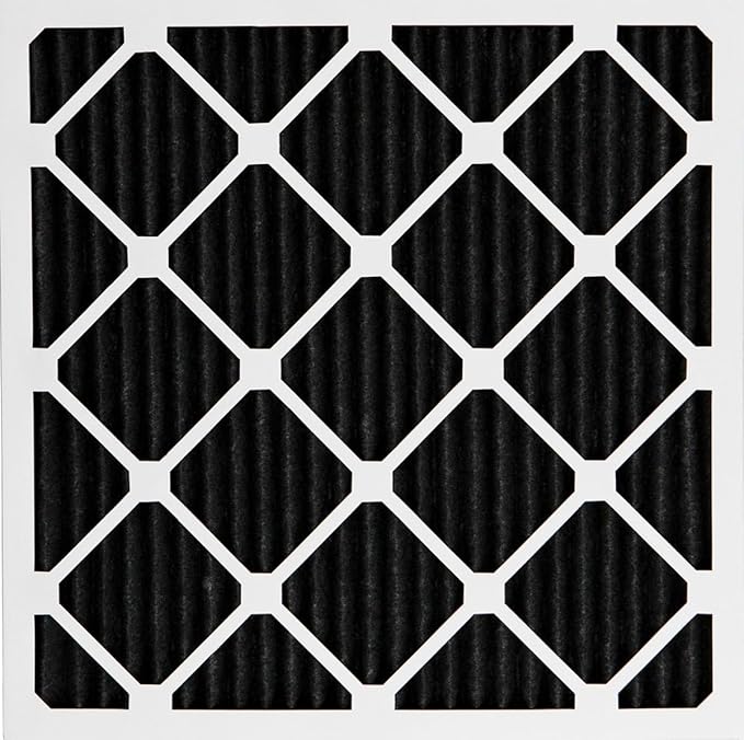 Nordic Pure 12x12x1 (Actual Size: 11 3/4 x 11 3/4 x 3/4) Pure Carbon Pleated Odor Reduction Furnace Air Filters 4 Pack
