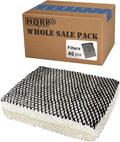 HQRP 40-Pack Humidifier Wick Filter Compatible with Bionaire C22, C33, W2, W2S, W6, W6H, W6S, W7, W9, W9H, W9S Humidifiers, Part 900 900CS 900X Replacement