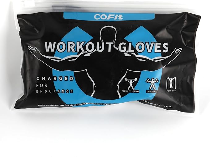 COFIT Breathable Workout Gloves, Antislip Weight Lifting Gym Gloves for Men Women, Superior Grip & Palm Protection for Weightlifting, Fitness, Exercise, Training-FlexoryFit