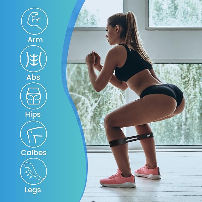 Exercise Resistance Bands with Handles for Working Out, 150/200/250/300 lbs Workout Bands Set with Door Anchor for Physical Therapy, Yoga, Pilates-FlexoryFit