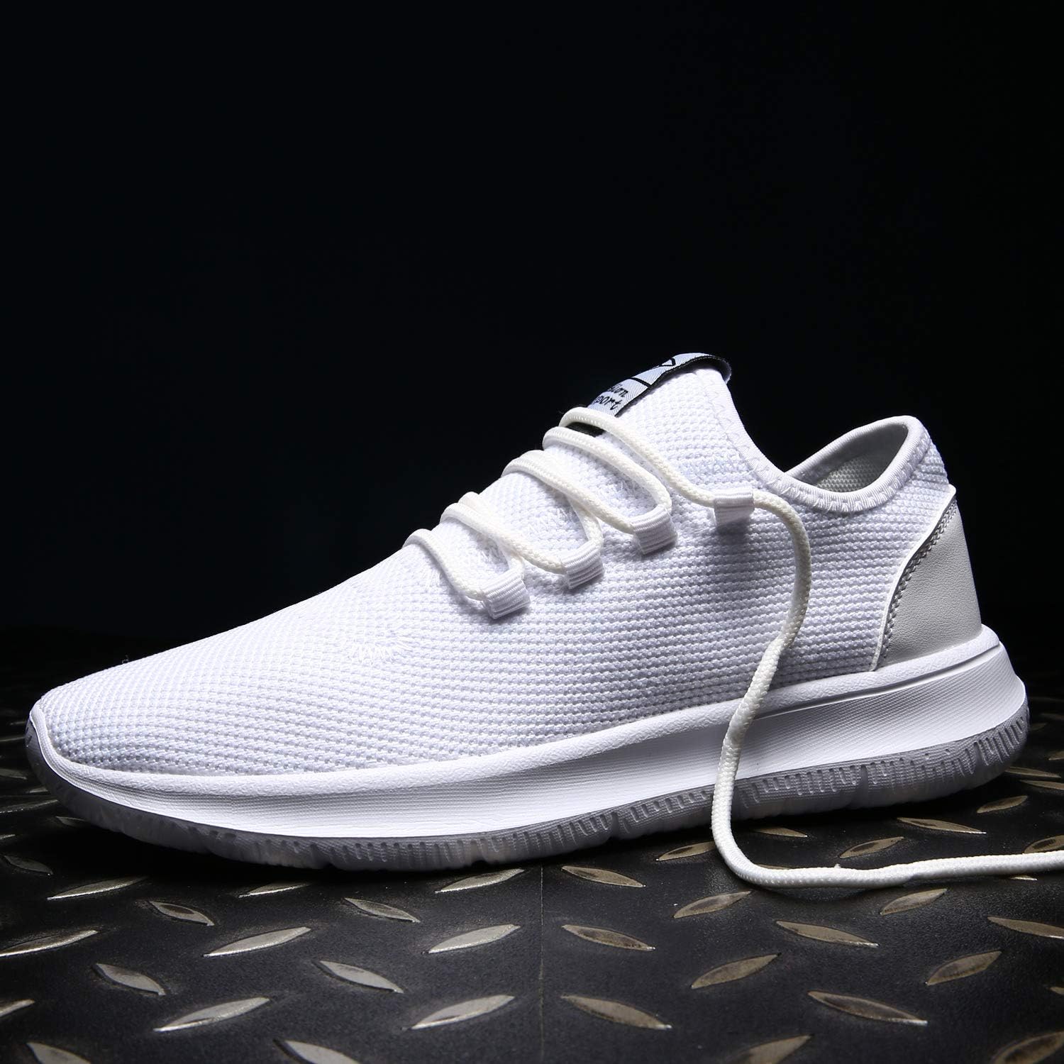 KEEZMZ Men's Running Shoes Fashion Breathable Sneakers Mesh Soft Sole Casual Athletic Lightweight