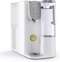 Countertop Reverse Osmosis Water Filter, Chills Purified Water 40°F, 6 Stage w/UV RO Filtration System, Removable Water Pitcher, Removes 1K+ Impurities NSF 372 & 58, Large Capacity & Quick Dispense