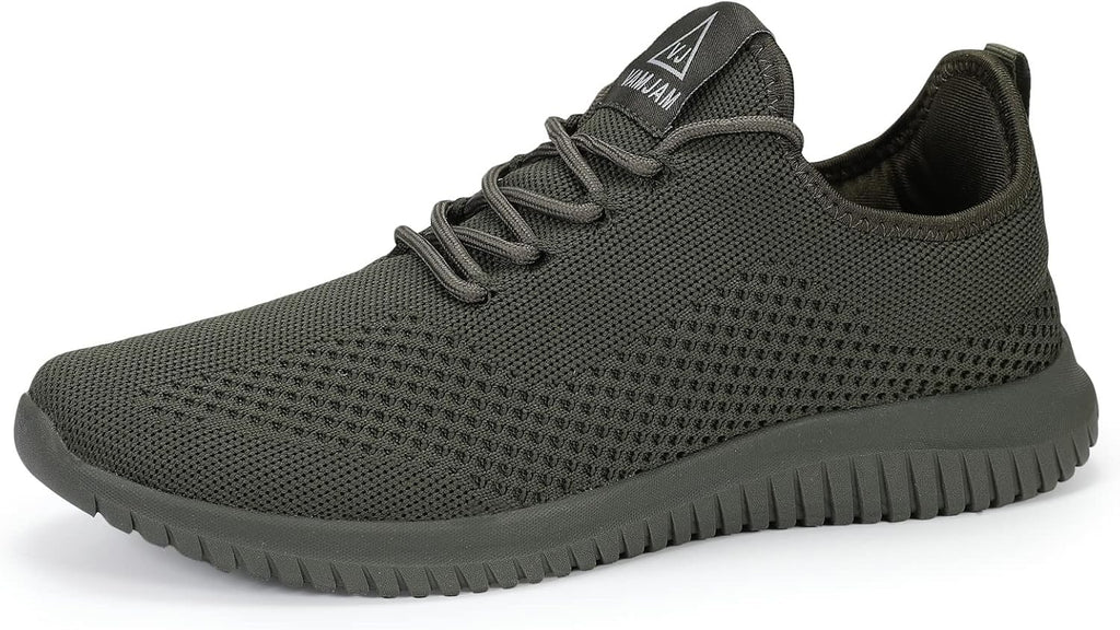 VAMJAM Men's Running Shoes Ultra Lightweight Breathable Walking Shoes Non Slip Athletic Fashion Sneakers Mesh Workout Casual Sports Shoes