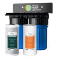 iSpring WGB21B-CPB 2-Stage Whole House Water Filtration System Reduces Arsenic, Cadmium, Mercury, Sediments, Chlorine, and up to 99% Lead, 1" Inlet/Outlet Ports