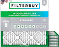 Filterbuy 10x10x1 Air Filter MERV 8 (MPR 700) Dust Defense Replacement (5-Pack), Electrostatic Pleated HVAC AC Furnace Filters, Made in USA (Actual Size: 9.50 x 9.50 x 0.75)