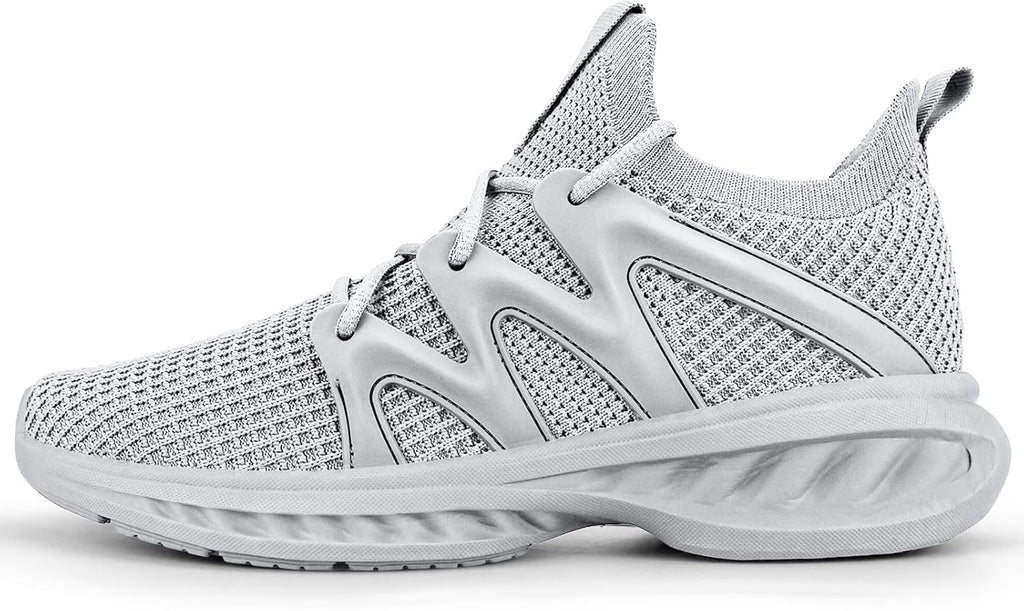 Pujcs Men's Slip on Walking Shoes Lightweight Breathable Non Slip Running Shoes Athletic Gym Tennis Shoes Sneakers for Men