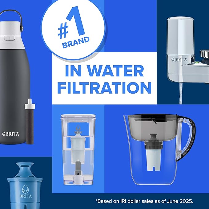 Brita Standard Water Filter for Pitchers and Dispensers, Cadmium and Mercury - Image 10