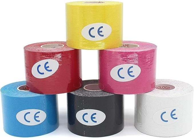 PRIOR FITNESS Premium Lyra Hoop Tape, Aerial Lyra Hoop Anti Skid Tape, 16.4ft/5m Aerial Hoop Lyra Tape Non-Slip Grip Tapes Yoga Rig Tape for Exercises Gymnastics Acrobatics Kinesiology-FlexoryFit