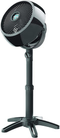 Vornado 7803 Large Pedestal Whole Room Air Circulator Fan with Adjustable Height, 3 Speed Settings, Removable Grill for Cleaning, Black