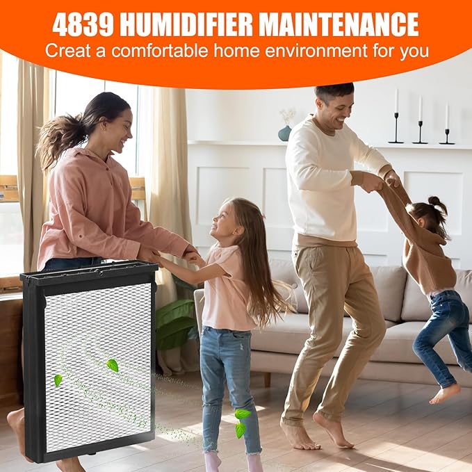 4839 Humidifier Replacement Filter, No. 35 Water Panel Humidifier Replacement Filter Humidifier Maintenance Kit Compatible with Humidifier Models 600, 600A, 600M
