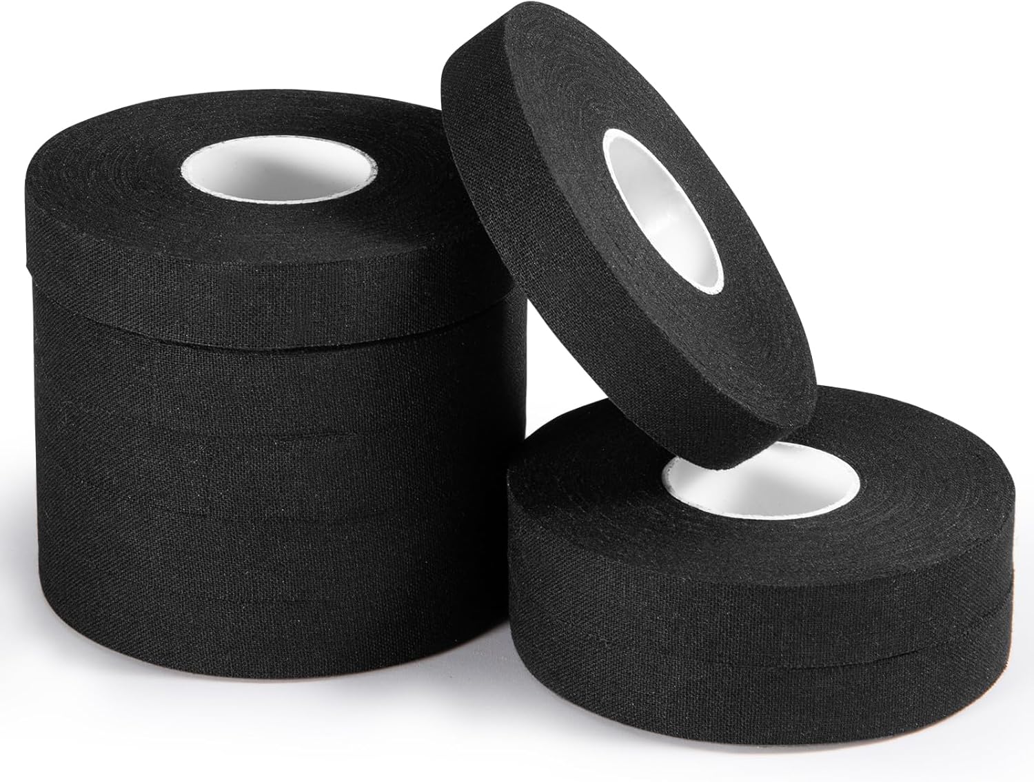 Pro Finger Tape 8 Pack - 0.5” x 45 Ft Black Athletic Sports Tape for Rock Climbing,BJJ,Jiu-Jitsu,Wrestling,Judo
