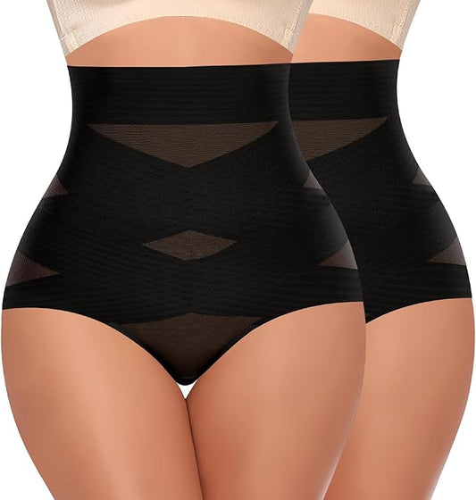 Tummy Control Shapewear Panties for Women High Waisted Body Shaper Slimming Shapewear Underwear Girdle Panty