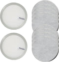 PUREBURG Replacement Filter Kit for HomeRunPet Ultra Quiet Dog Grooming Vacuum HC-15, 2 Filter Cartridge & 8 Filter Pad, Pet Vacuum Filter