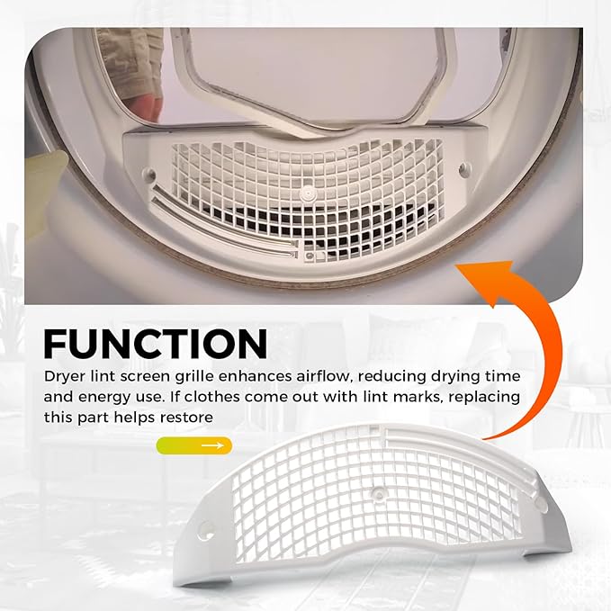 W11086603 Dryer Lint Screen Grille Replacement Compatible with Whirlpool, Maytag, Kenmore and KitchenAid Dryers, Replaces AP6048047 WP8299979, WPW10153412