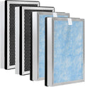 Upgraded 25 Replacement Filter, Compatible with 25 S1/W1/B1 Air Purifier,4 in 1 Stage with Pre-filter,High-Efficiency Core Layer,and Activated Carbon,4-Pack
