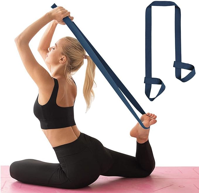 ZOOEASS Yoga Mat Strap, Adjustable Durable Yoga Mat Carrier & Stretching Strap, Multiple Color Choices-FlexoryFit