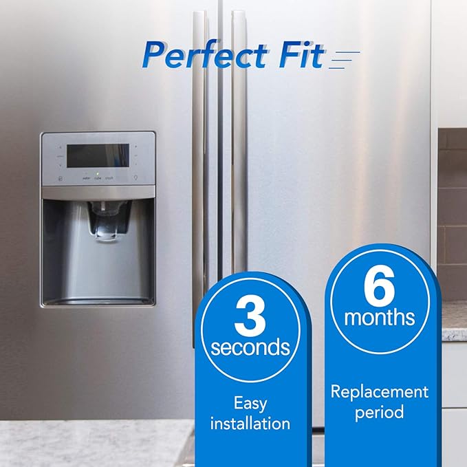 ICEPURE RWF0600A Replacement for GE MWFINT, 197D6321P006, WFC1201, GSH25JSDDSS, PSHS6PGZBESS, SGF-G9, RWF1060 Refrigerator Water Filter 2PACK