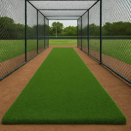 Ottomanson Artificial Turf Golf Hitting Mat 3' x 16' Indoor/Outdoor Waterproof Synthetic Fake Grass for Putting Practice Baseball Football Sports Gym Backyard, Custom Size 2' up to 30'