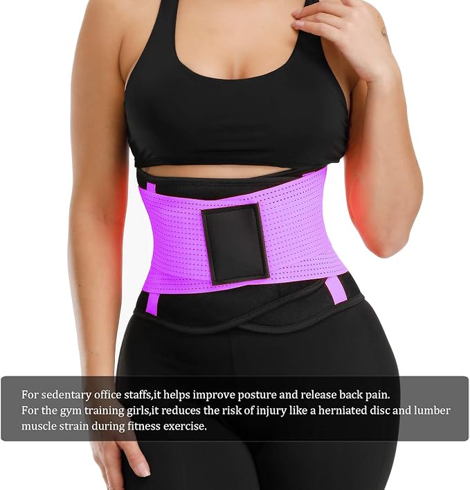 VENUZOR Waist Trainer Belt for Women - Waist Cincher Trimmer - Slimming Body Shaper Belt - Sport Girdle Belt (UP Graded)-FlexoryFit