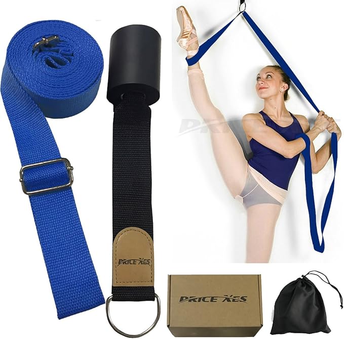 Leg Stretcher, Door Flexibility & Stretching Leg Strap - Great for Ballet Cheer Dance Gymnastics or Any Sport Leg Stretcher Door Flexibility Trainer Premium Stretching Equipment-FlexoryFit