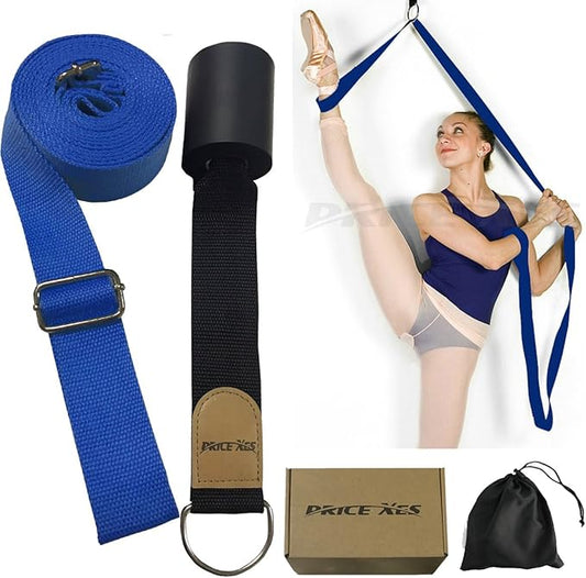 Leg Stretcher, Door Flexibility & Stretching Leg Strap - Great for Ballet Cheer Dance Gymnastics or Any Sport Leg Stretcher Door Flexibility Trainer Premium Stretching Equipment-FlexoryFit