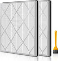 2 Pack HE400 HE401 Replacement Filter For Shark Air Purifier 4 Model HE400 HE401 HE402 HE405 UA415 3-Stage Filtration Filters, H13 True HEPA #HE4FKPET Filter