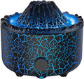 Aromatherapy Essential Oil Diffuser, 560ml Ultrasonic Cool Mist Diffuser/Humidifier with Flame & Volcano 2 Mist Mode, for Bedroom,Office,Home, Auto Shut-Off, Remote Control, Gift (Blcak)