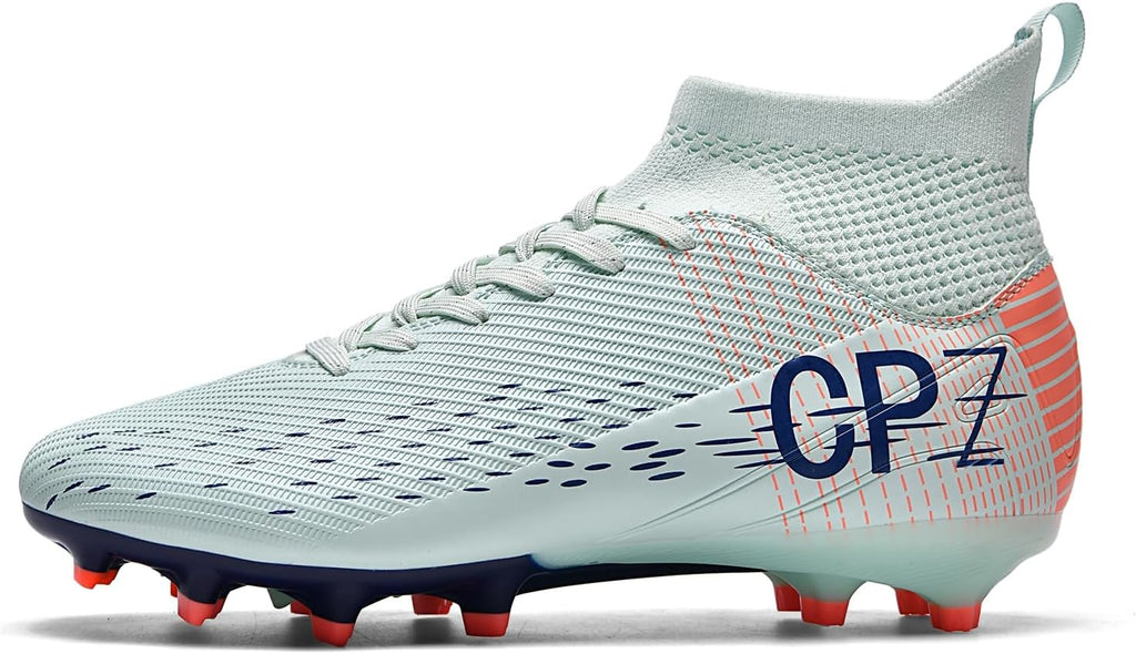 Soccer Cleats for Mens Womens Indoor Soccer Shoes Unisex Baseball Turf Shoes Youth Rugby Shoes Adult AG FG TF Football Boots Wide Training Sneaker