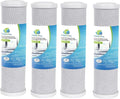 CFS – 4 Pack Carbon Block Water Filter Cartridges Compatible with Watts WCBCS975RV Models – Removes Bad Taste and Odor – Whole House Replacement Filter Cartridge – 5 Micron