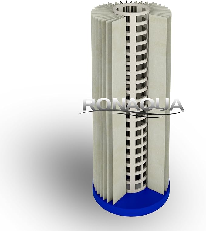 Pleated Sediment Water Filter Cartridge 9.87”x 2.5” Amplified Surface Area, Removes Sand, Dirt, Rust, Extended Filter Life WELL-MATCHED with WHKF-WHPL, 801-50, WB-50W, WFPFC3002, SPC-25-1050 (25 Pack)