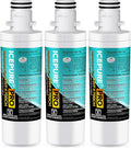 ICEPURE PRO ADQ74793501 NSF/ANSI 401 Certified Replacement LT1000P Kenmore Elite 46 9980, ADQ747935 LT1000PC LT1000 ADQ74793502 LMXS28626S LFXS26973S Refrigerator Water Filter, 3 PACK