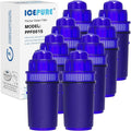 ICEPURE Pitcher Water Filter, Compatible with All PUR® Pitchers & Dispensers Filtration Systems, Replacement for PUR CRF950Z, PPF900Z, PPF951K, PPT700W, PPT711W, CR-1100C, CR1100CV, 8 Pack