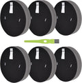 3070 3080 Filter Compatible with 3080 2831 3339 2903 2921 Bissel PowerEdge 2900A 2900 3274, Bissel Pet Hair 2897 Vacuum, Compare to Part # 1623102，(6 Pack)