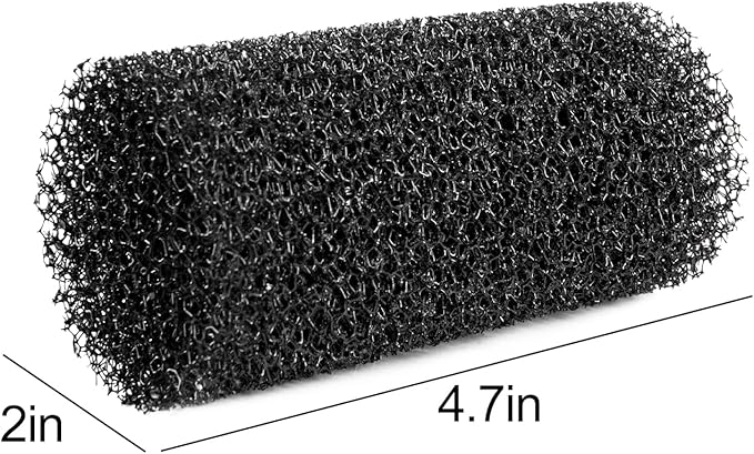 6 PCS Internal Filter Sponge Foam, Aquarium Bio Sponge Rolls of Fish Tank Filter Accessories 4.5" x 2"