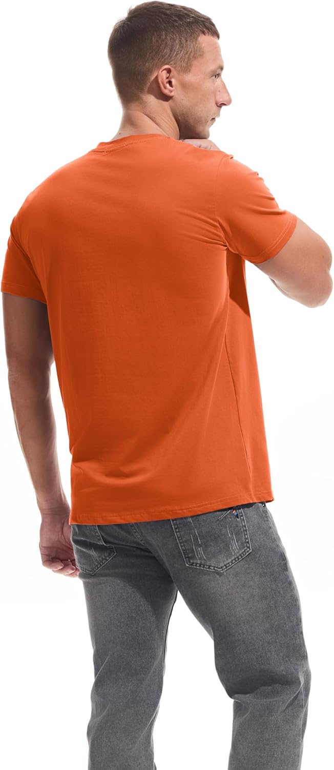 VEIISAR Premium V Neck T Shirts for Men - Modern Fitted Tees Vneck Undershirts