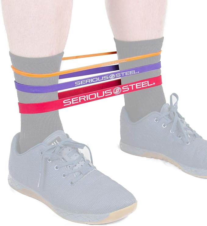 Serious Steel Fitness 12 inch Resistance Band - Deadlift & Hip Band for Glute Activation & Dynamic Warm Up-FlexoryFit