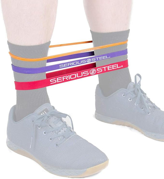 Serious Steel Fitness 12 inch Resistance Band - Deadlift & Hip Band for Glute Activation & Dynamic Warm Up-FlexoryFit