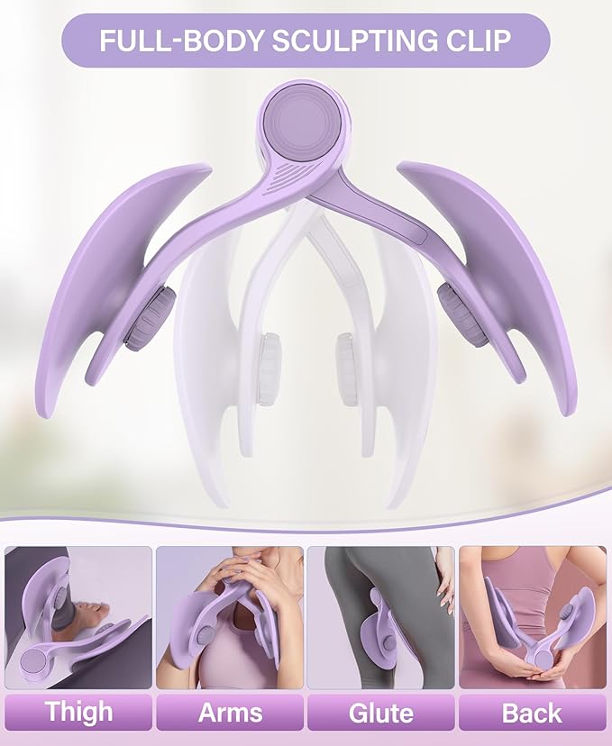 Hip Trainer Kegel Exerciser, Pelvic Floor Trainer, Kegel Trainer for Postpartum Rehabilitation, Trimmer Inner Thigh, Thigh Toner Workout-FlexoryFit