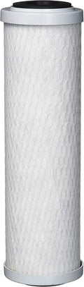 Pentair Pentek SCBC-10 Carbon Water Filter, 10-Inch, Under Sink Silver-Impregnated Carbon Block Replacement Cartridge, 10" x 2.5", 0.5 Micron, White