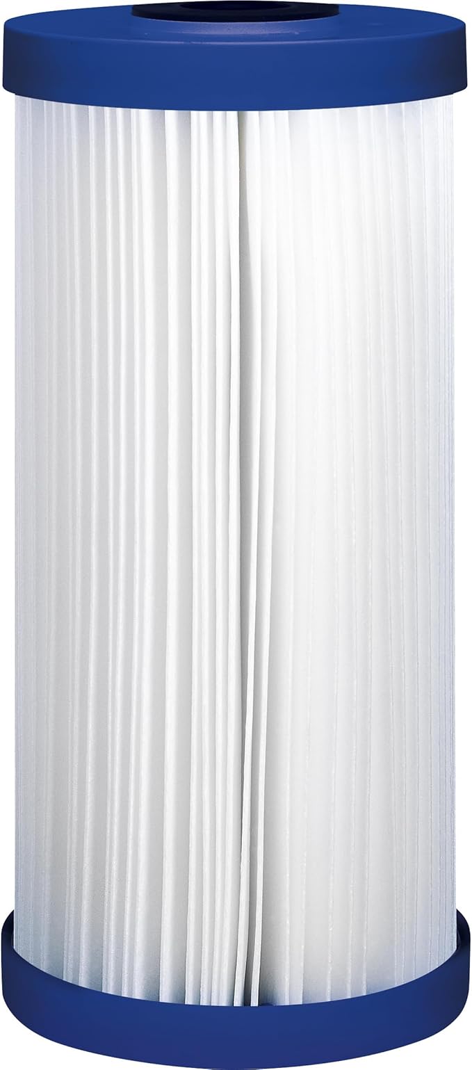 GE FXHSC Whole House Water Filter, Replacement for Water Filtration System, NSF Certified: Reduces Sediment, Rust & Other Impurities, Replace Every 3 Months for Best Results, 1 Filter
