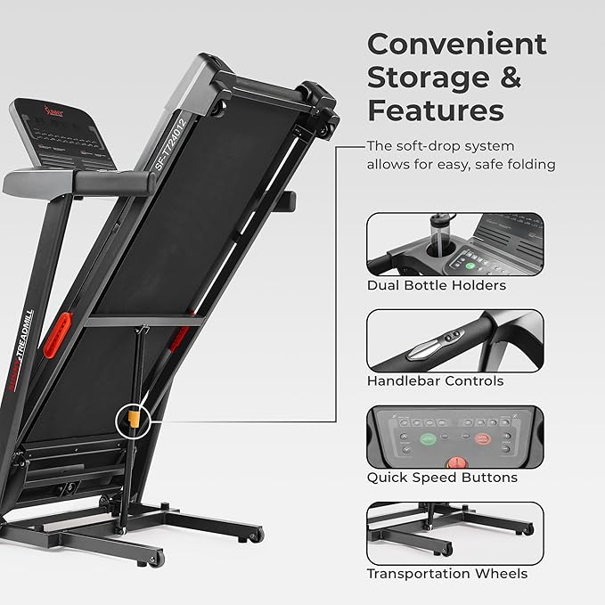 Sunny Health & Fitness Smart Wi-Fi Treadmills-FlexoryFit
